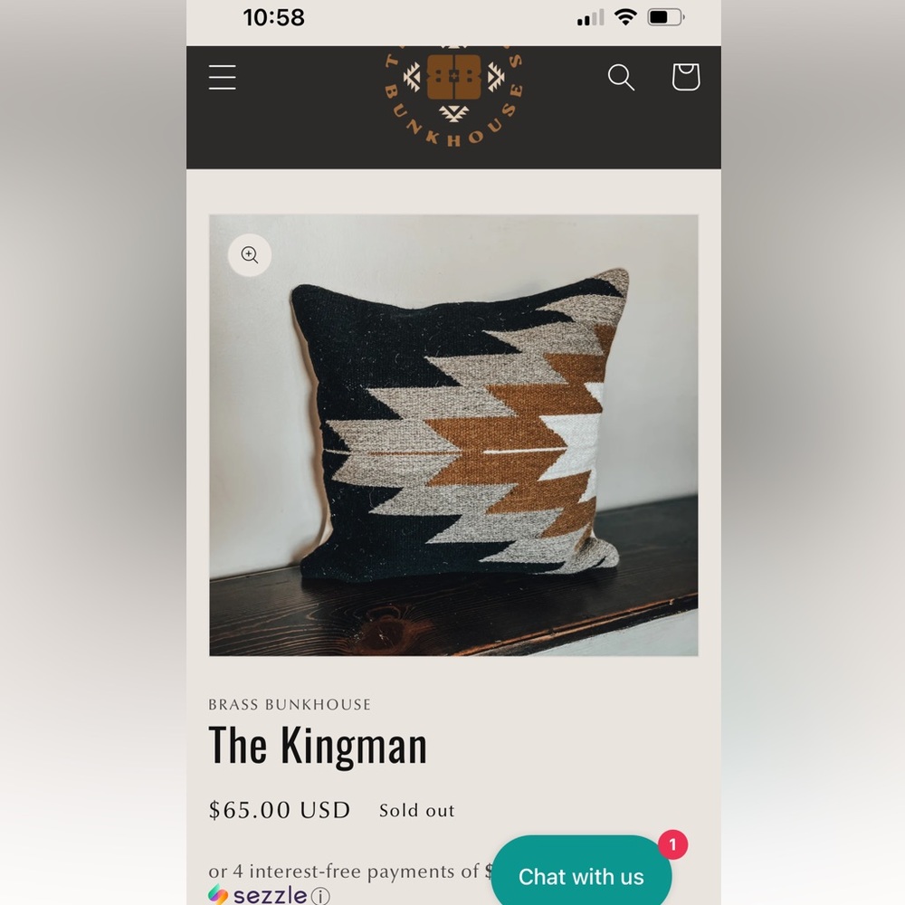 Kingman 18x18 wool pillow cases (2) brand new- never been used- 18x18